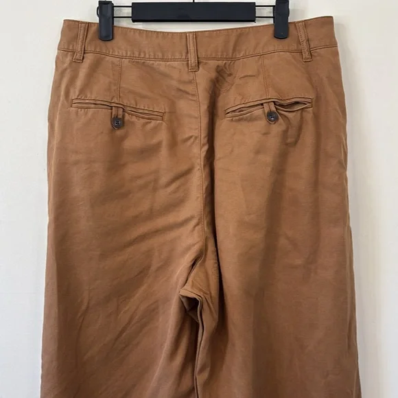 Madewell The Harlow Wide-Leg Pant Acorn Size 12 - Picture 9 of 12